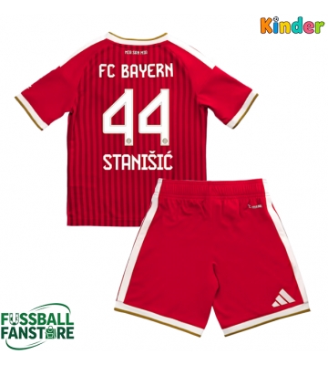 Bayern Munich Josip Stanisic #44 Replik Heimtrikot Kinder 2026-27 Kurzarm (+ Kurze Hosen)
